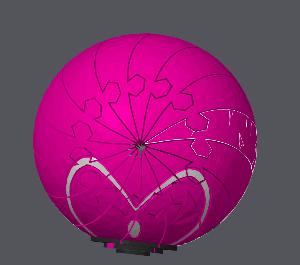 Love Ball Pokemon Pokéball Twisty Slime Fidget, pink Poké Ball-style fidget toy by Bryans3dPrints