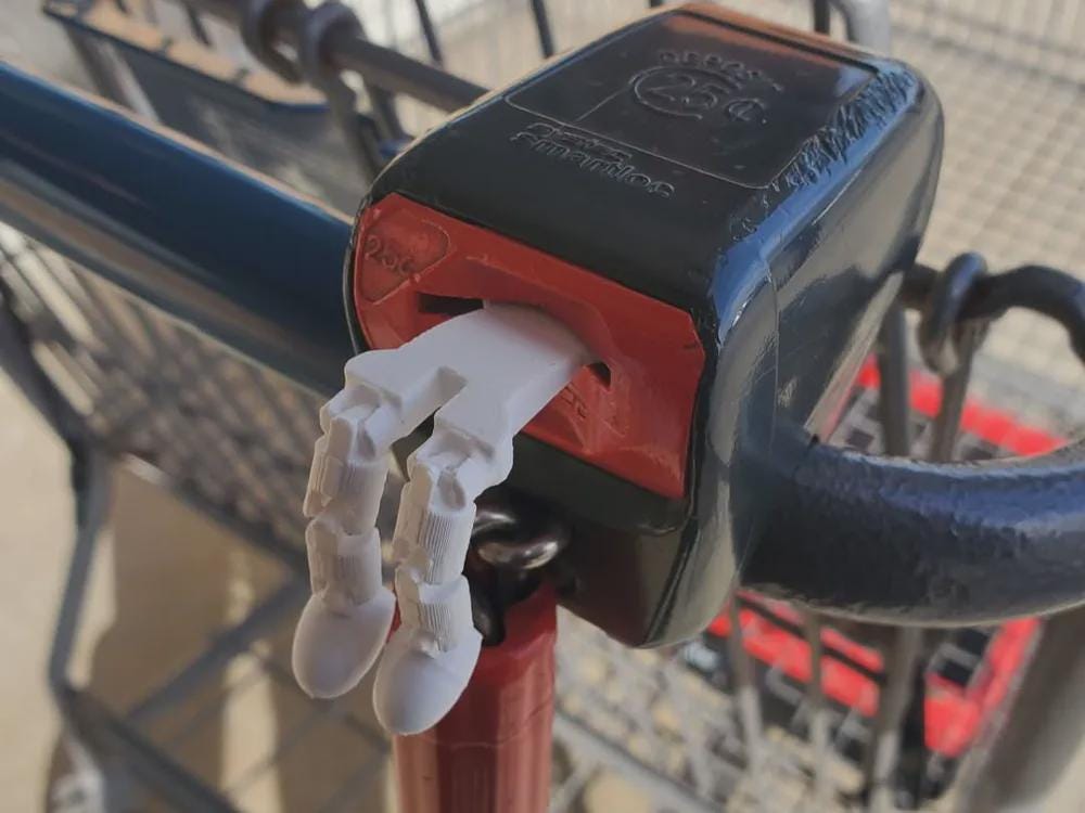 Multi-Pack Cart Coin Quarter Replacement for Shopping Carts  (random colors)