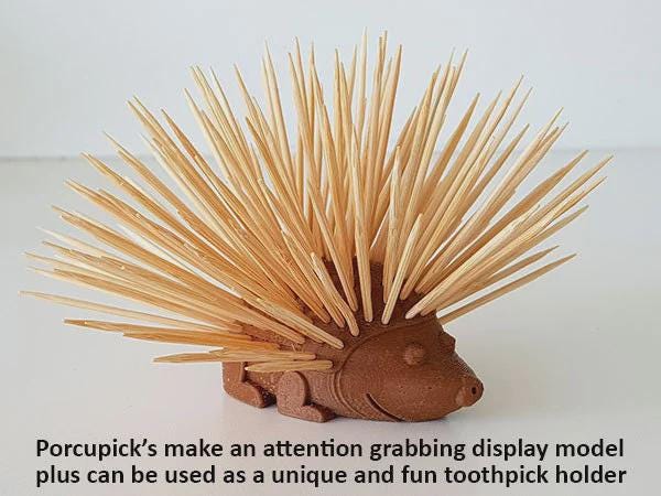 Porcupick Toothpick Holder