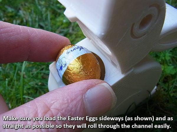 Easter Bunny Mini Egg Dispenser – Fun Spring Candy Holder, 3D Printed Easter Decor