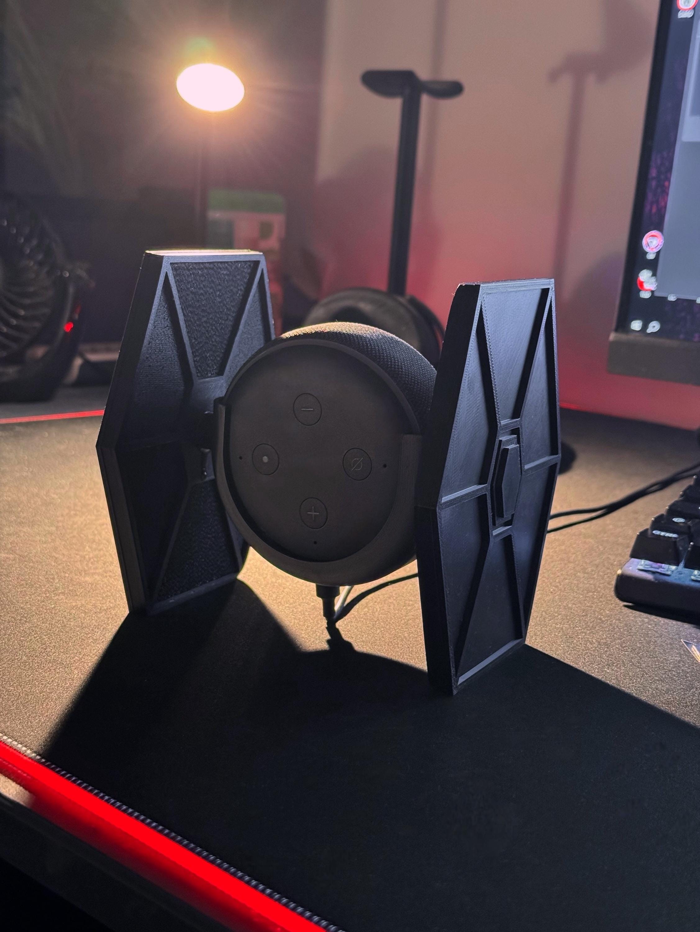 Tie Fighter Echo Dot 3 Stand | Star Wars Themed Smart Speaker Holder | 3D Printed
