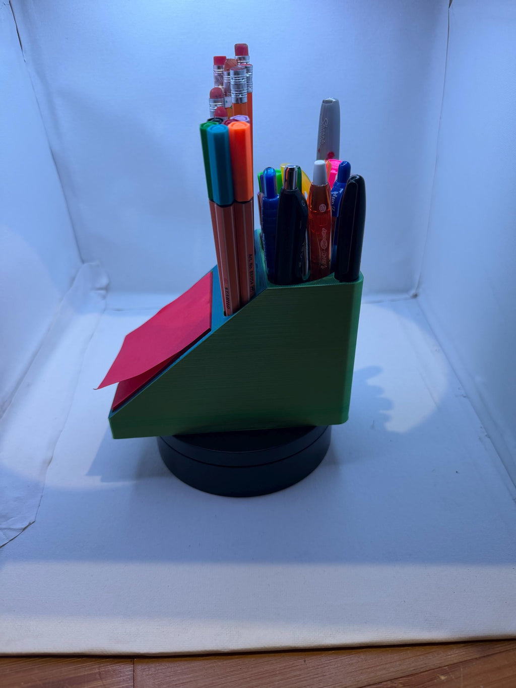 Hidden Money Sticky Note Holder with Secret Cash Compartment