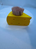 Cheese Toothpick Holder | Cute Cheese Decor | Toothpick Dispenser | Kitchen Decor | Fun Gift Idea
