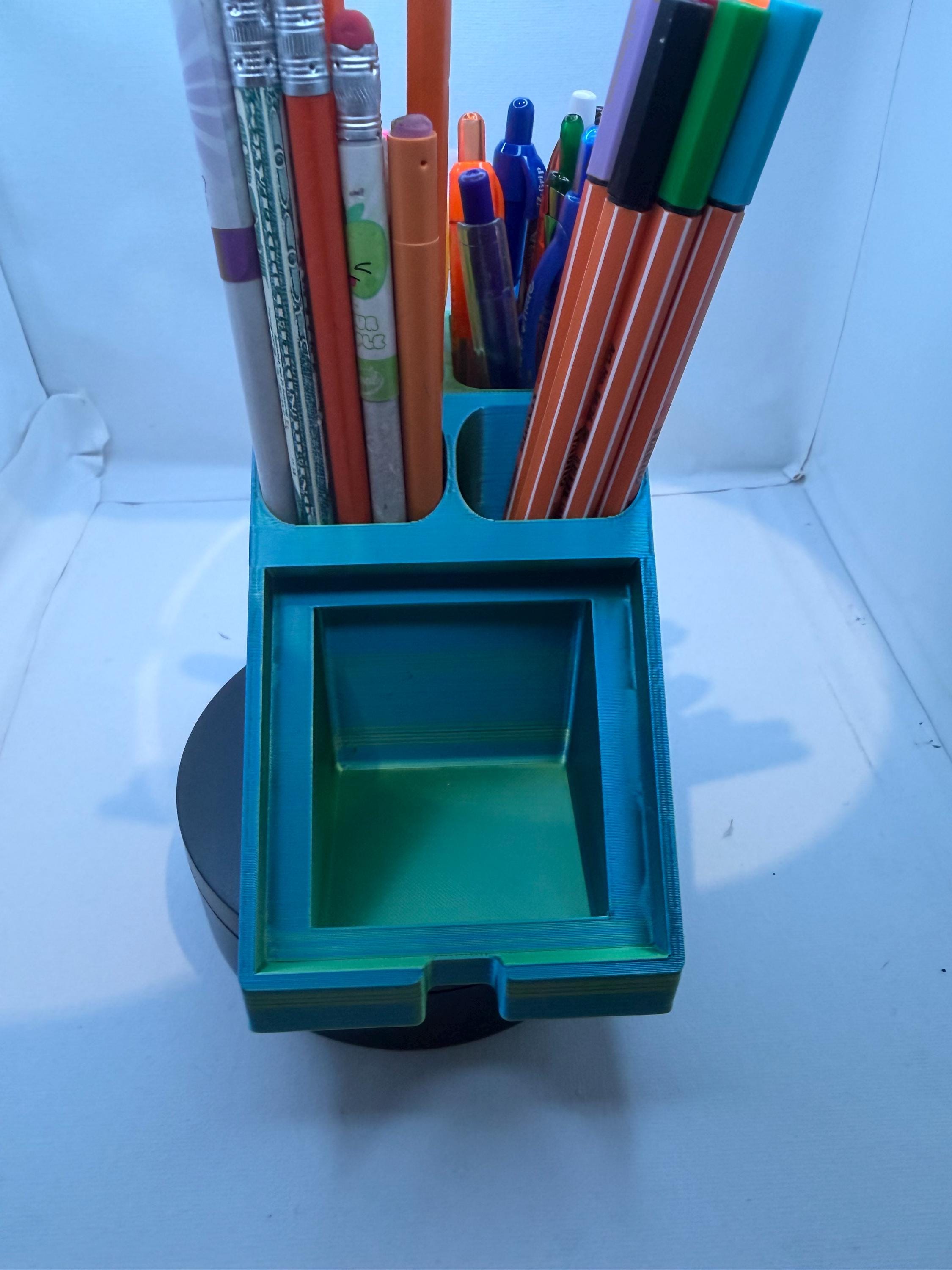 Hidden Money Sticky Note Holder | Secret Cash Compartment | Desk Organizer