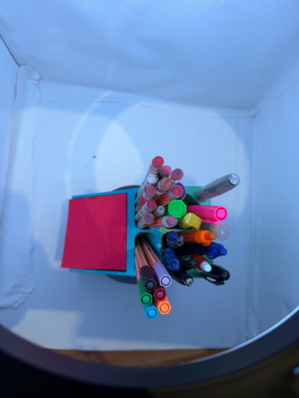 Hidden Money Sticky Note Holder with Secret Cash Compartment