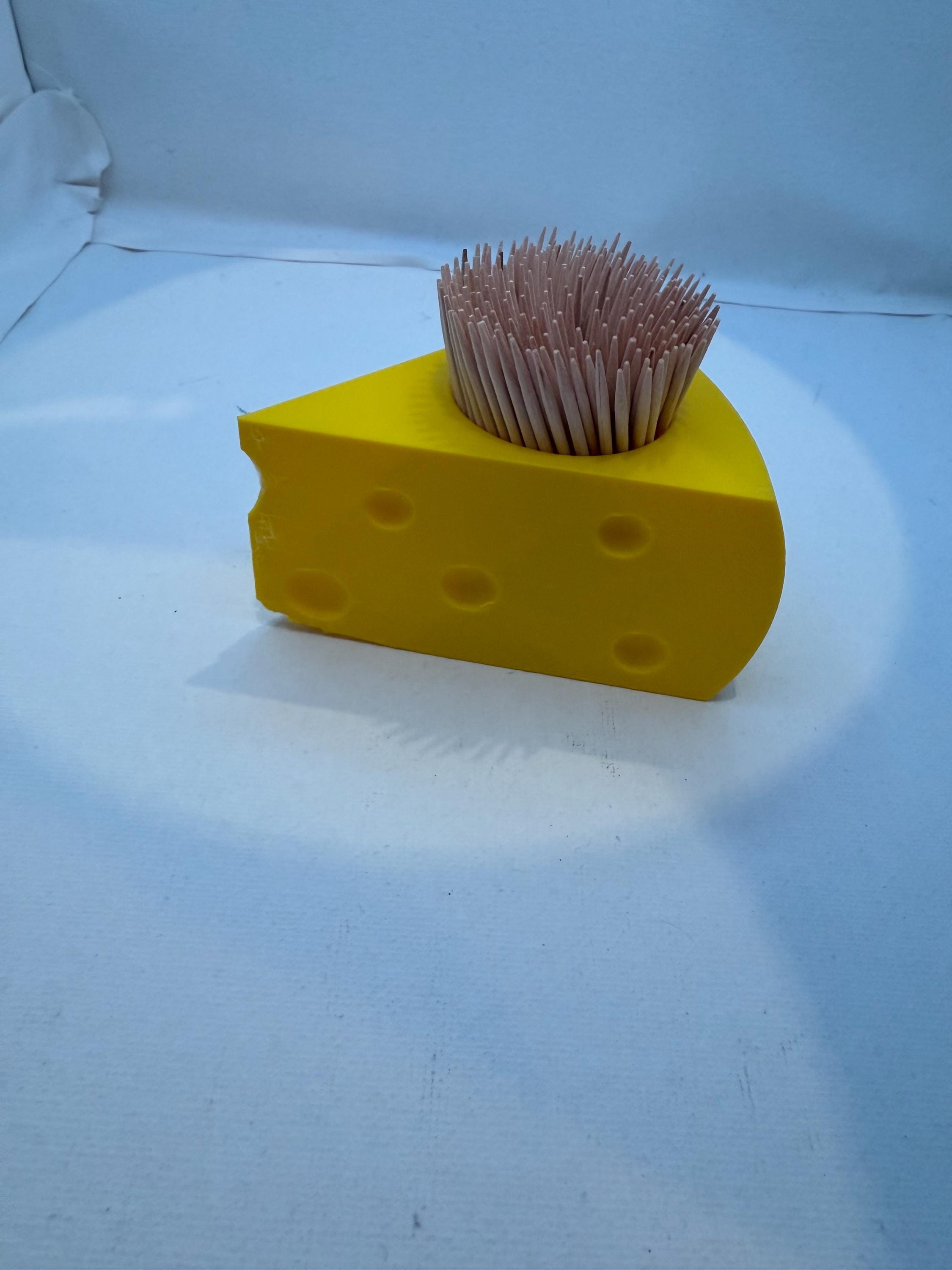 Cheese Toothpick Holder | Cute Cheese Decor | Toothpick Dispenser | Kitchen Decor | Fun Gift Idea